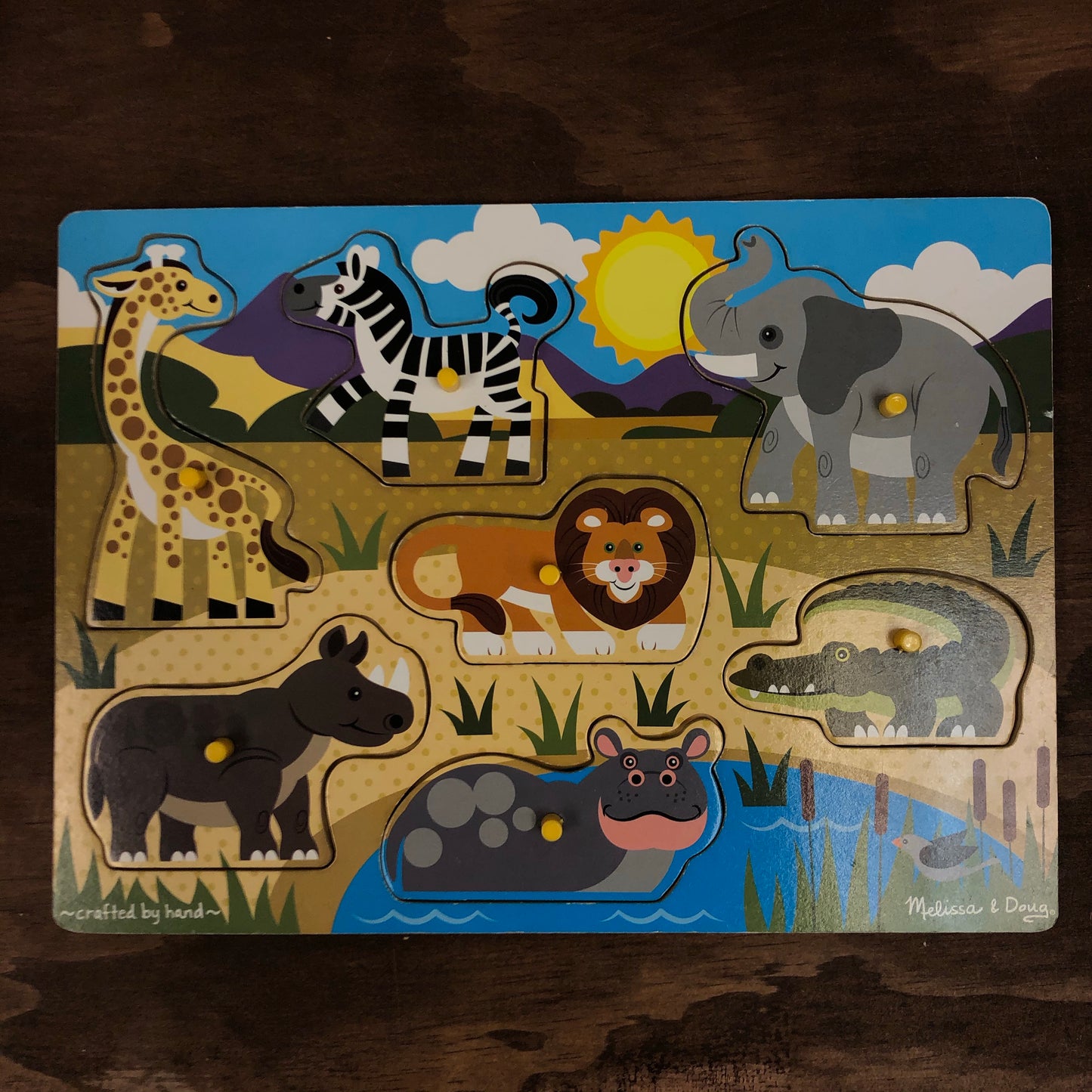 Safari Peg Puzzle