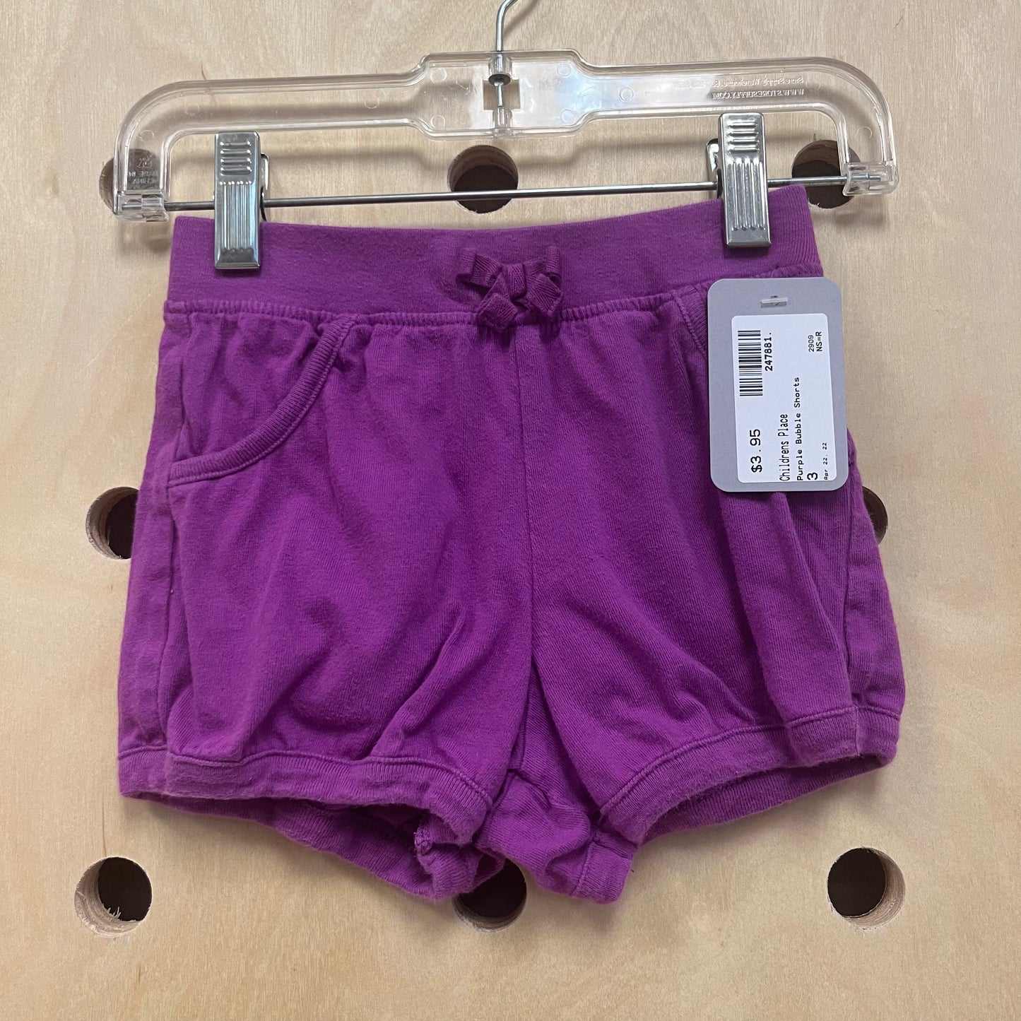 Purple Bubble Shorts