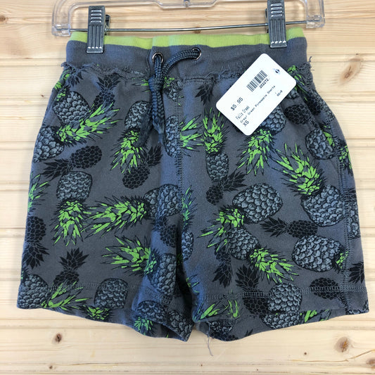 Grey/ Green Pineapple Shorts