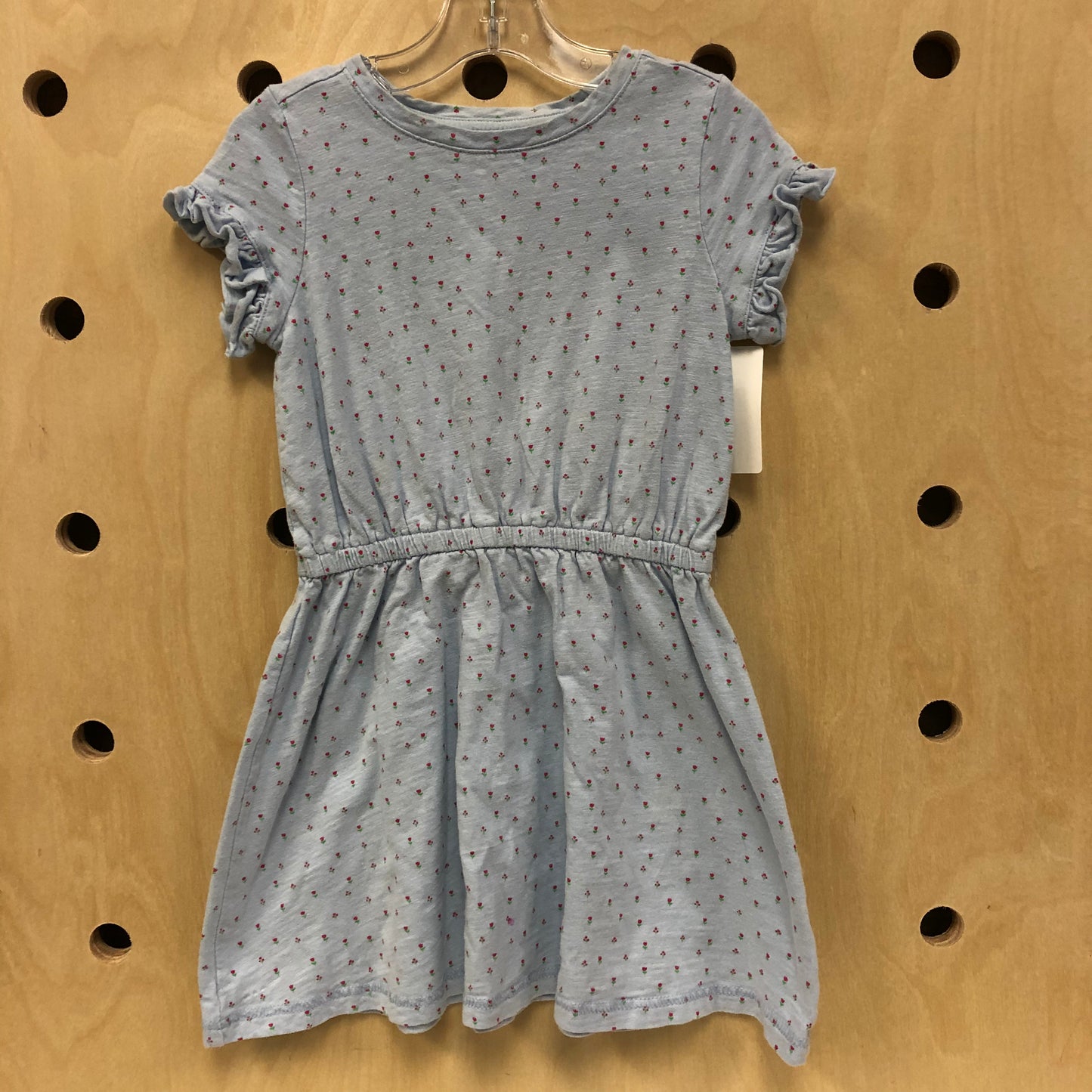 Blue+Floral Dress