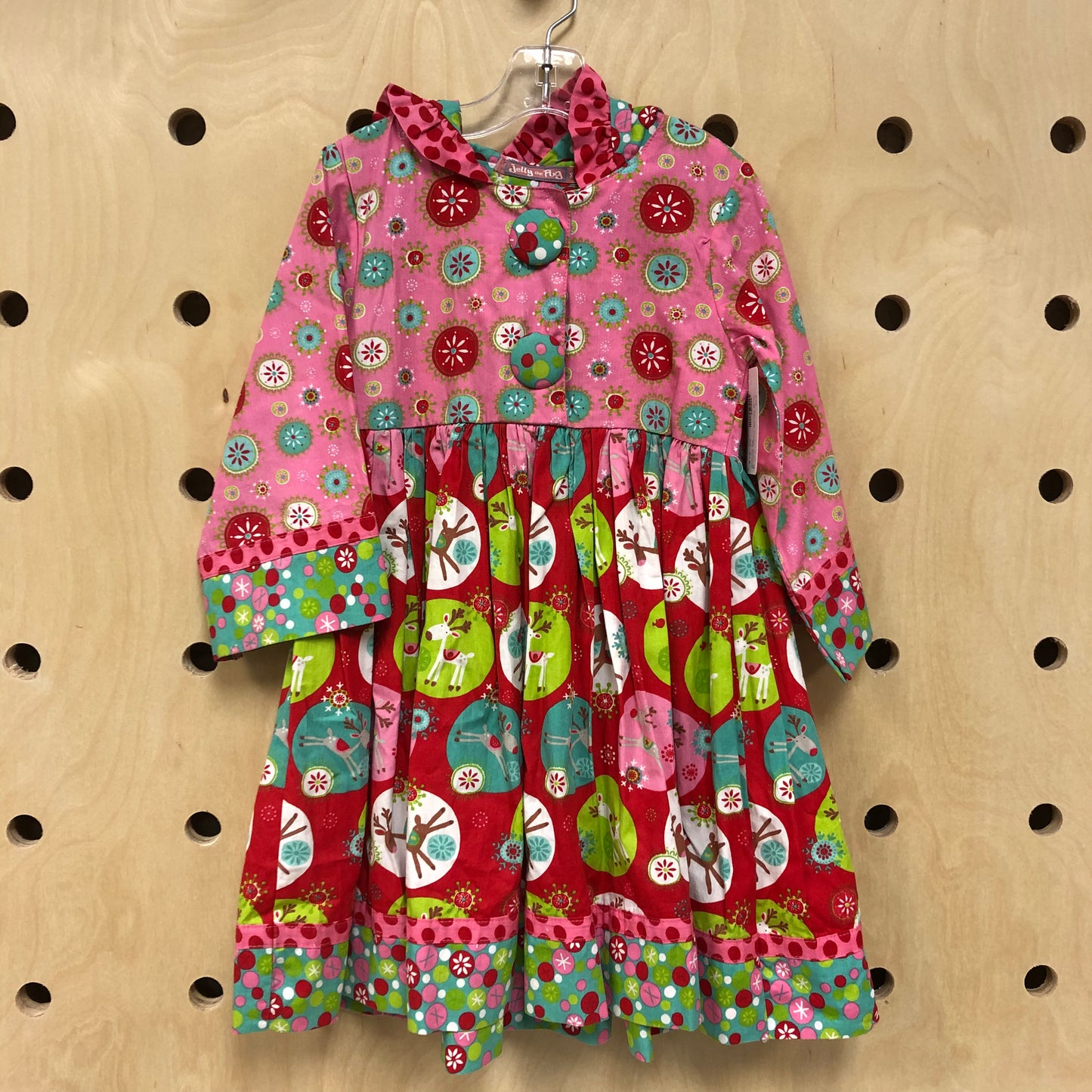 Reindeer Hooded Holiday Dress