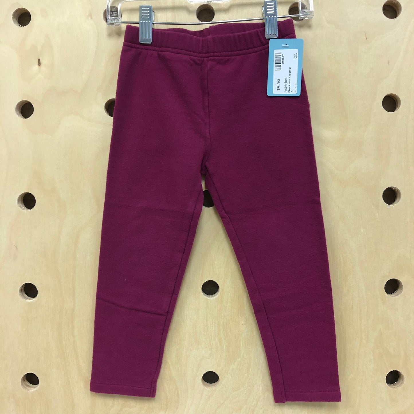 Plum Lined Leggings