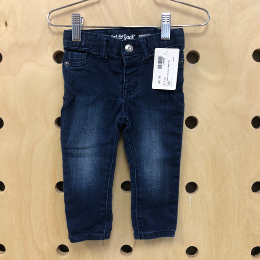 Dark Wash Stretch Jeggings