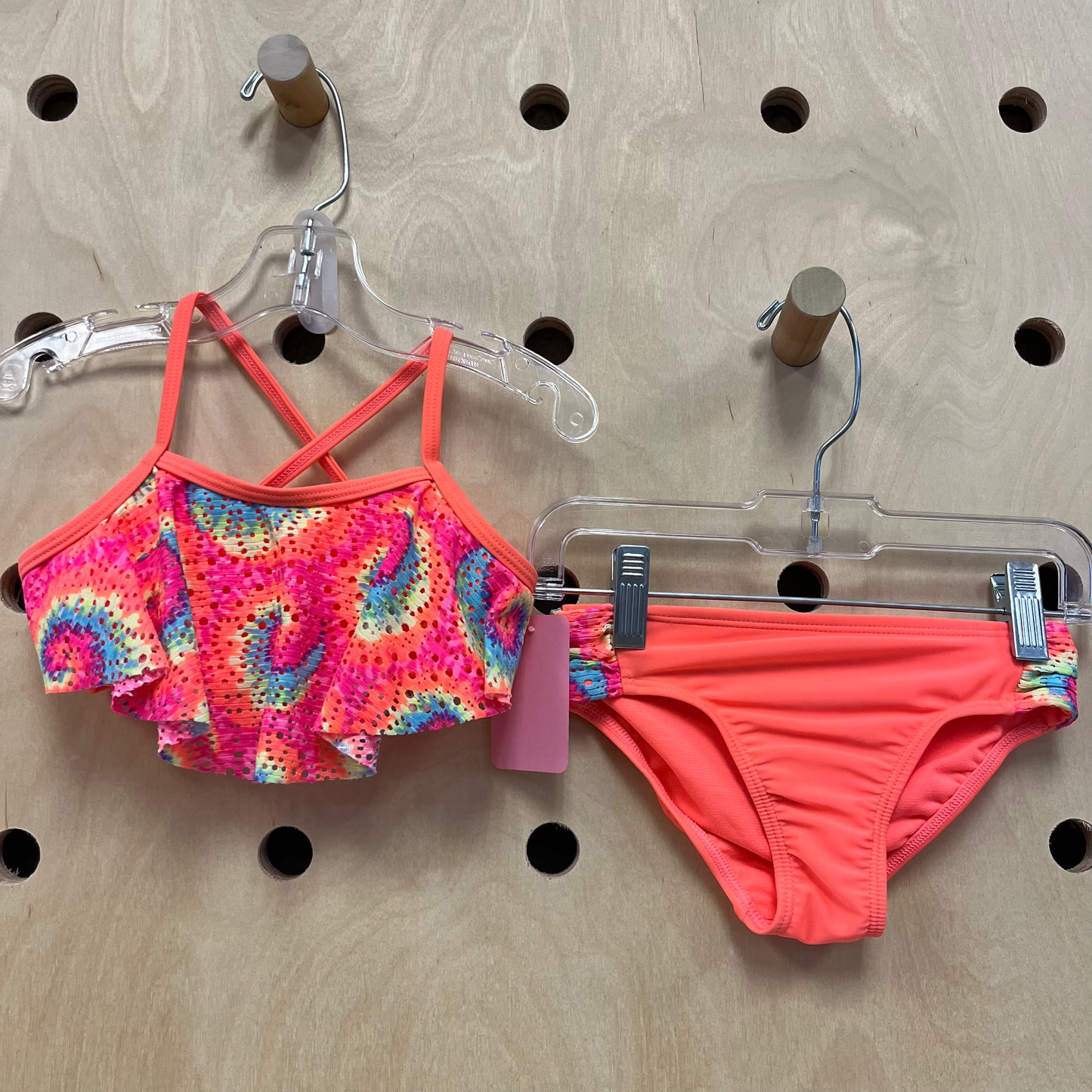 Orange Tie Dye Swimsuit