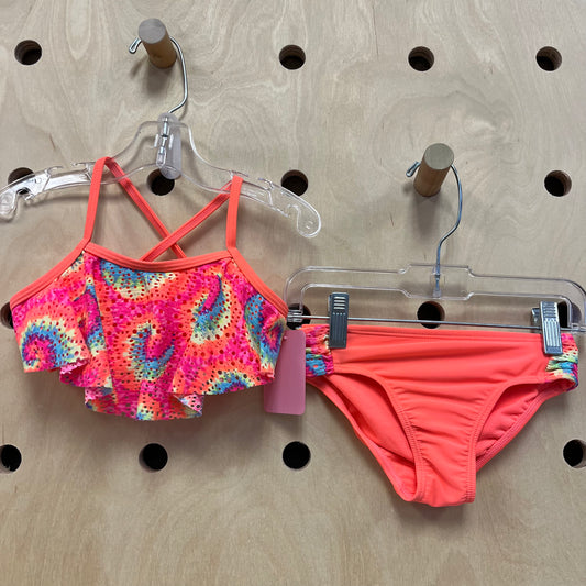 Orange Tie Dye Swimsuit