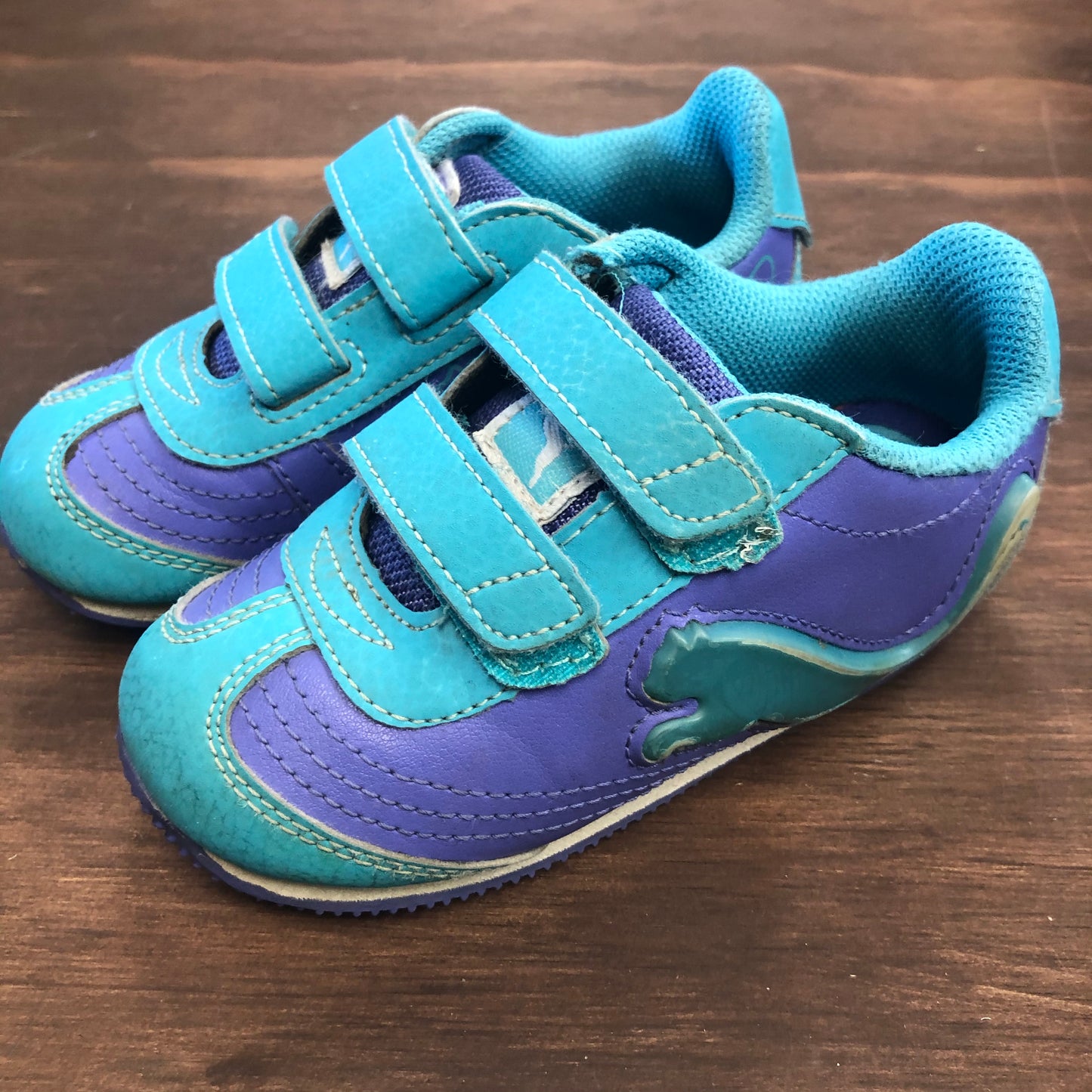 Blue & Purple Velcro Sneakers