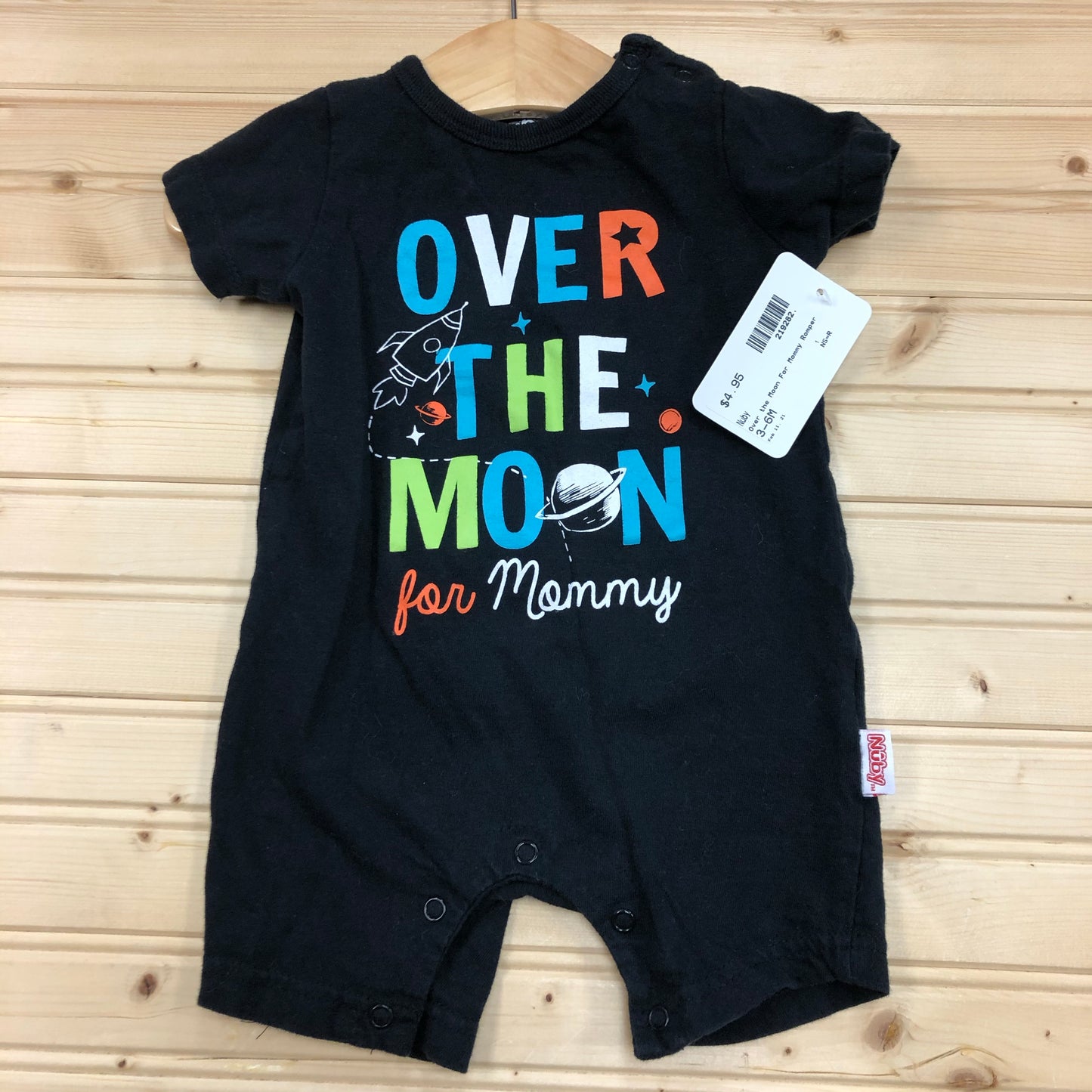 Over the Moon For Mommy Romper