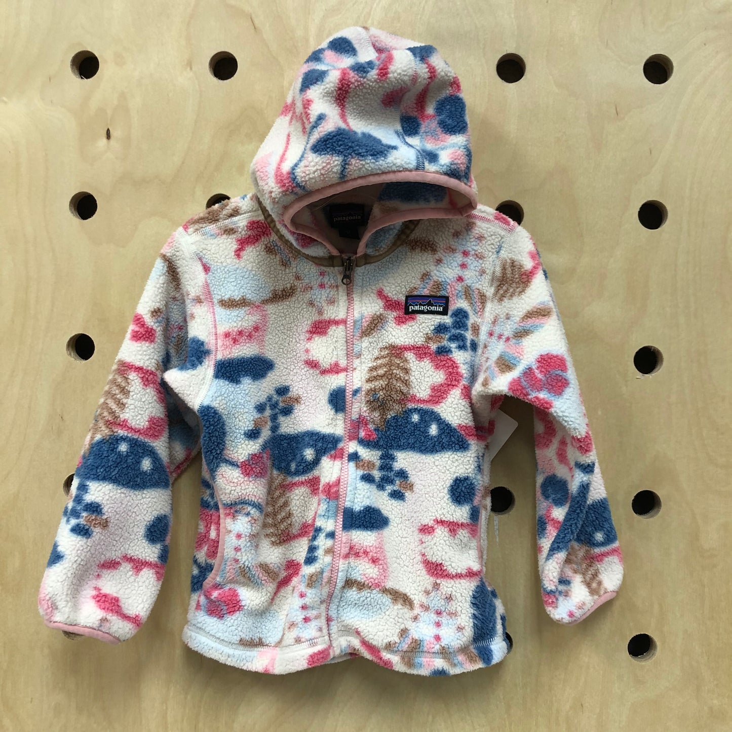 Cream & Pink Synchilla Jacket