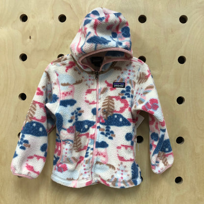 Cream & Pink Synchilla Jacket
