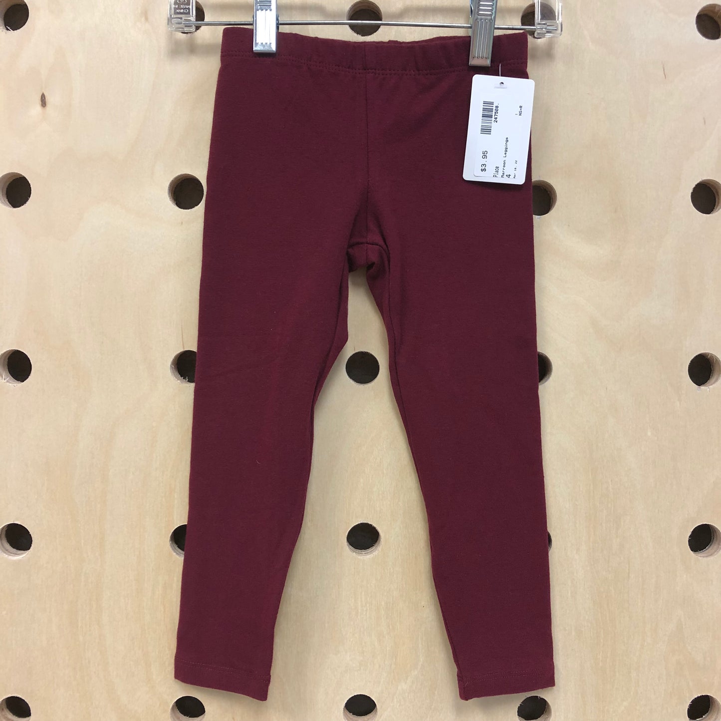 Maroon Leggings