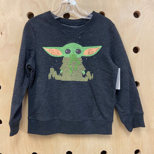 Dark Grey Grogu Sweatshirt