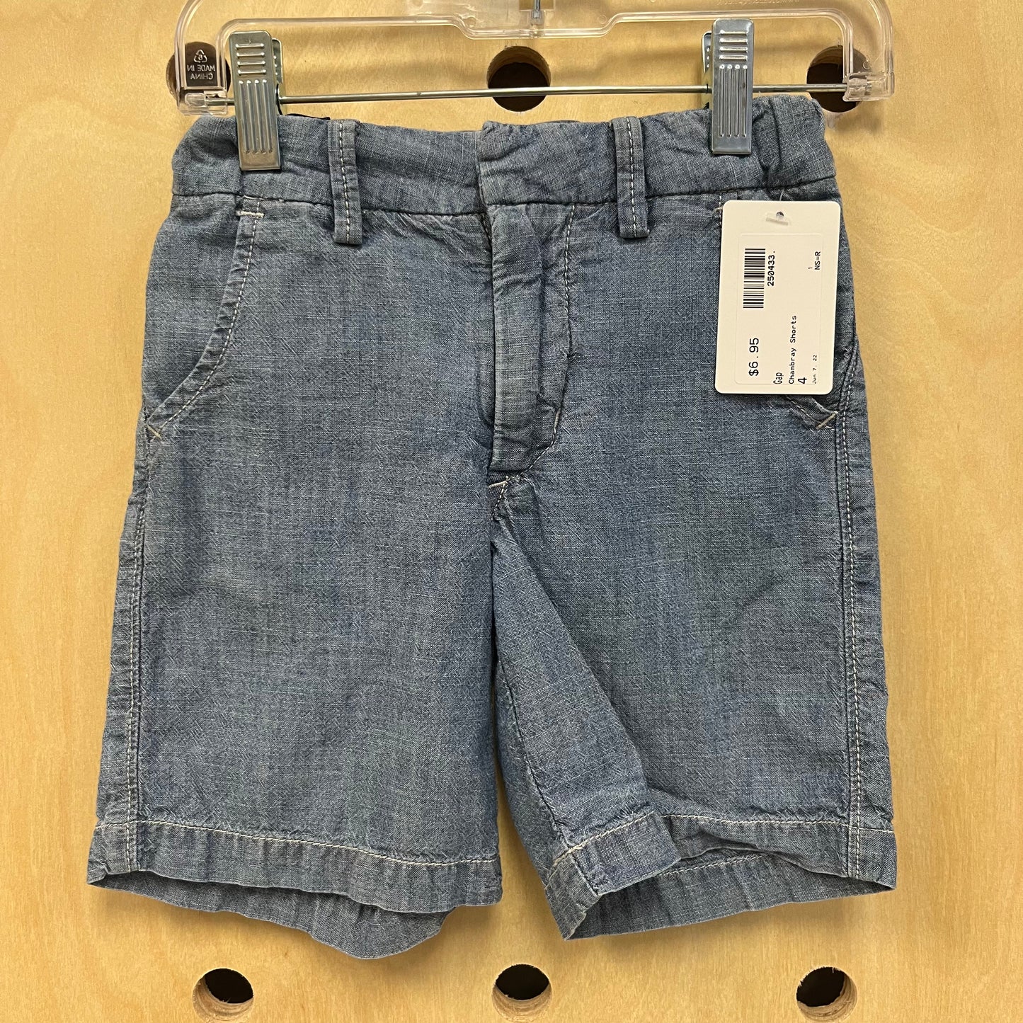 Chambray Shorts