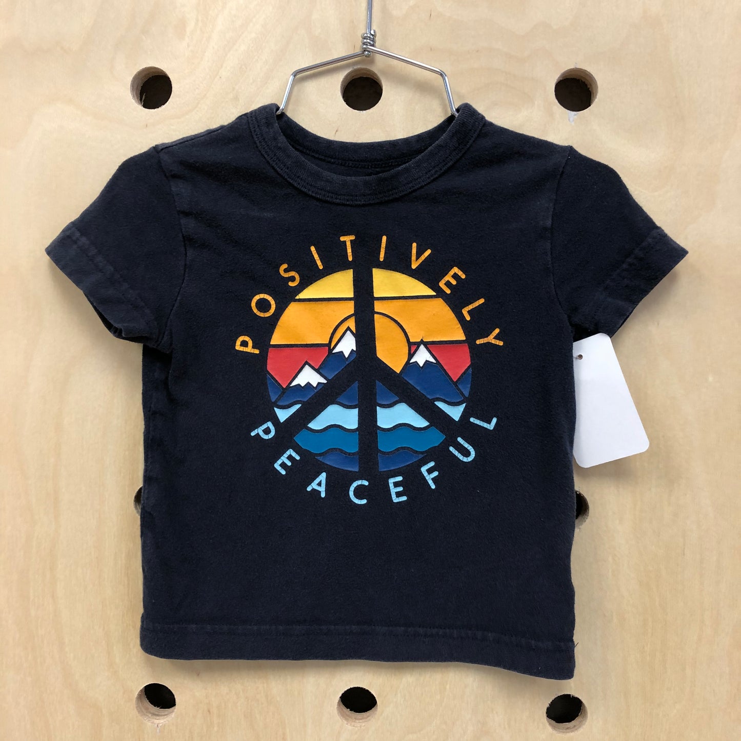 Black Positively Peaceful Tee
