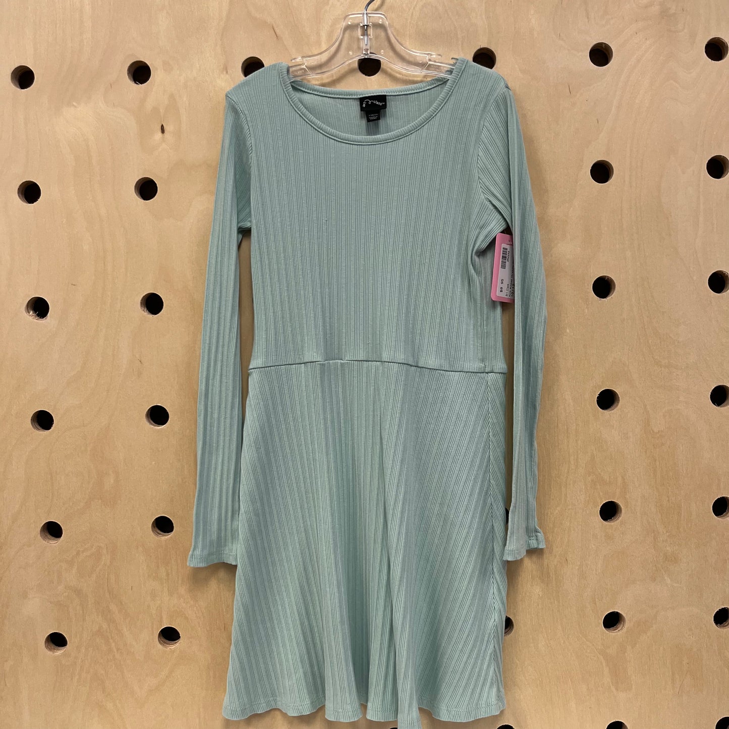 Mint Ribbed Stretchy Dress