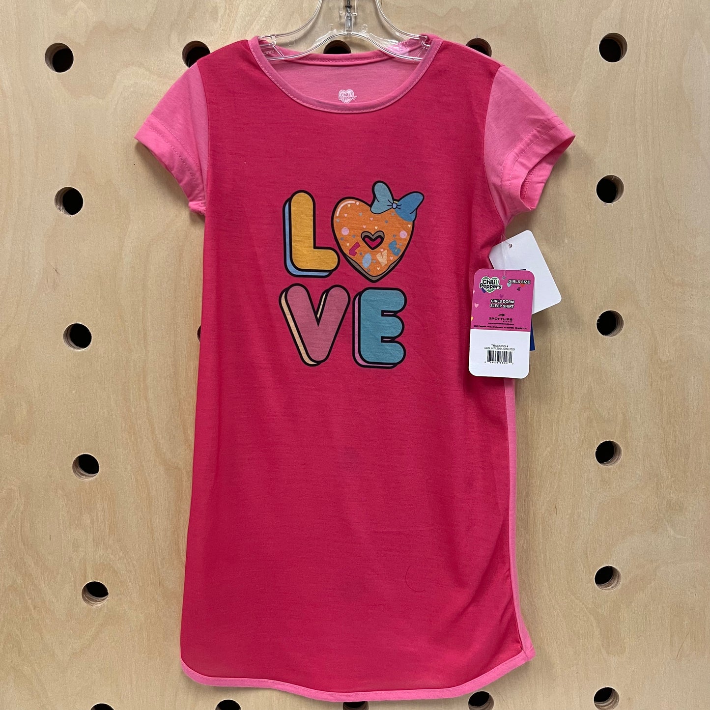 Pink Love Night Gown NEW