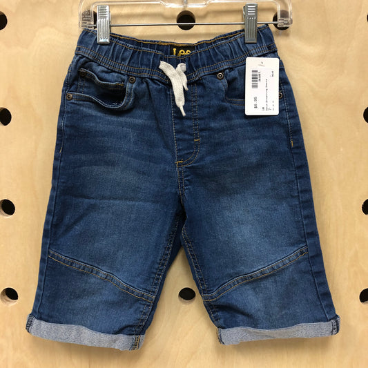 Denim Drawstring Shorts