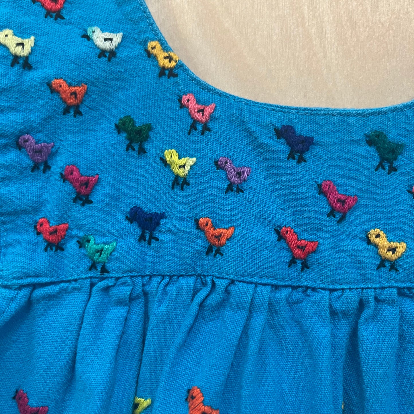 Blue Bird Pocket Top