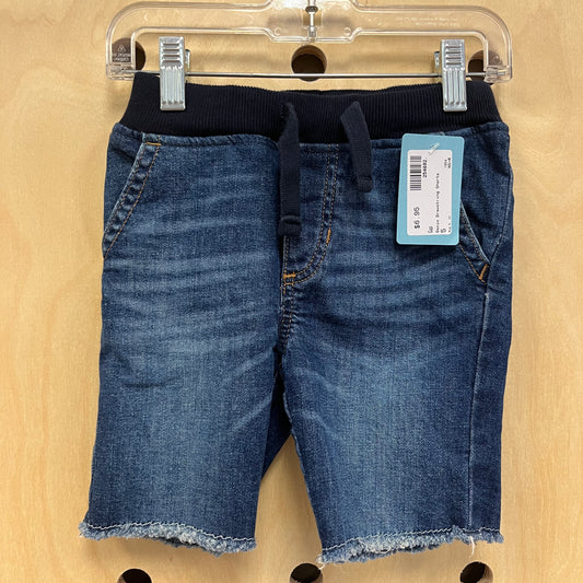Denim Drawstring Shorts