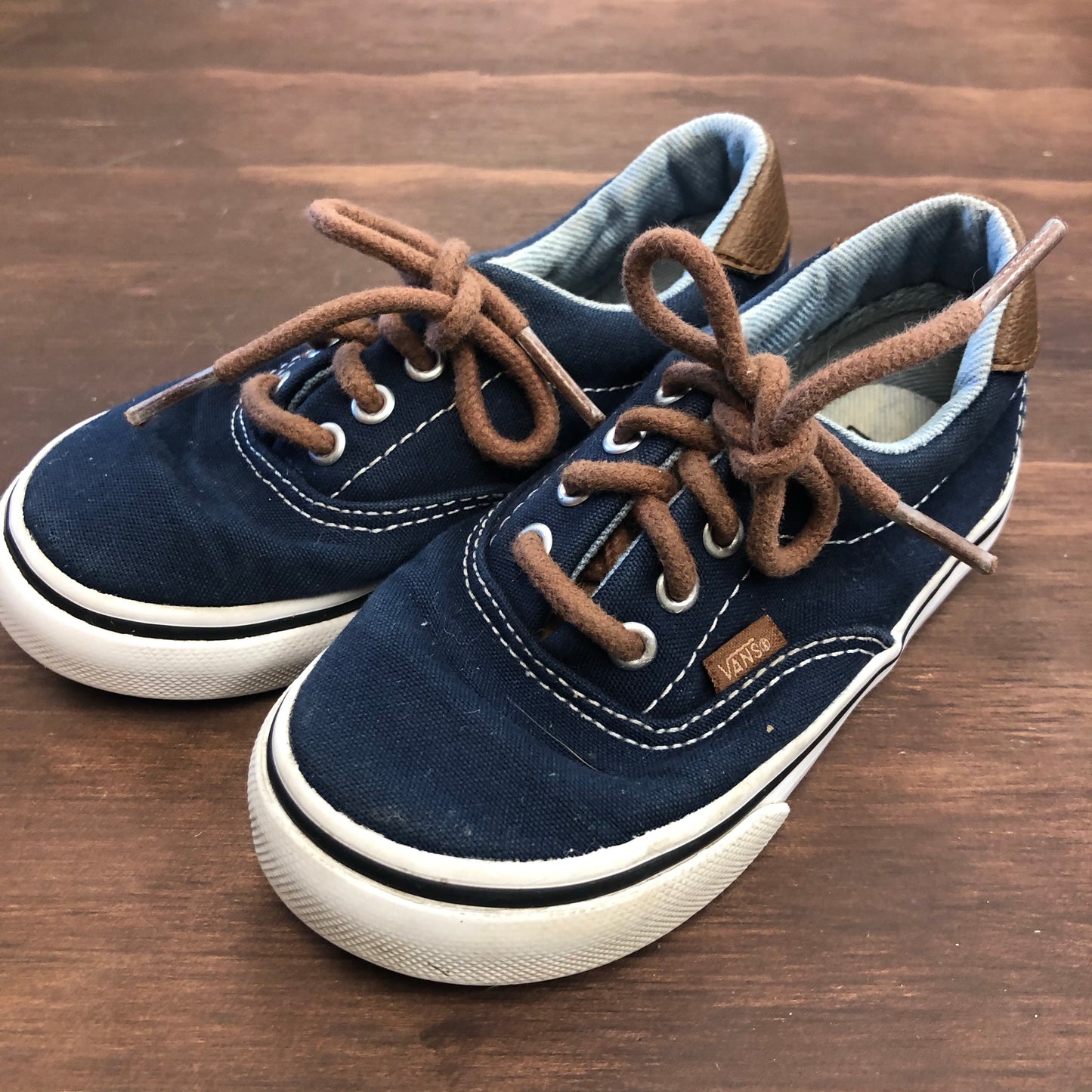 Navy & Brown Shoes