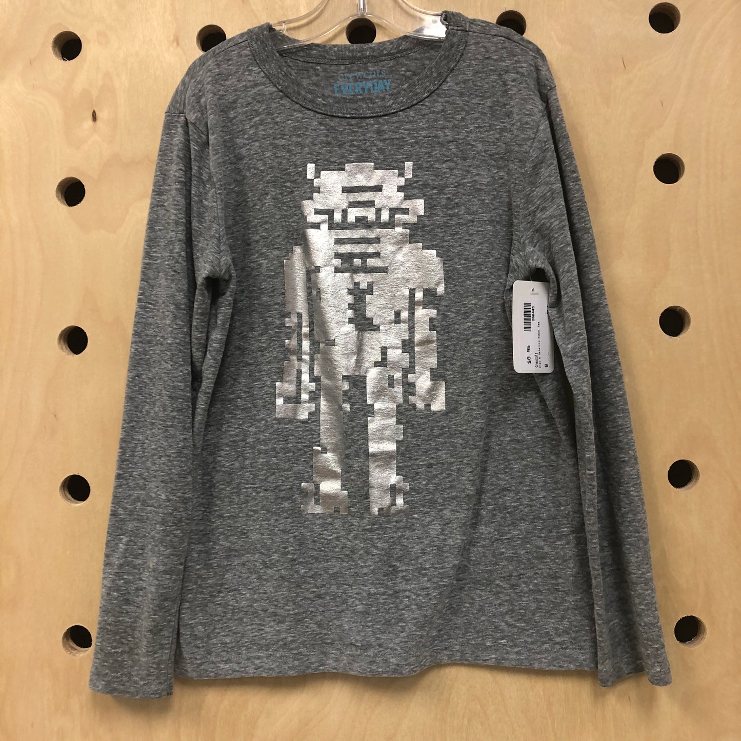 Grey & Metallic Robot Tee