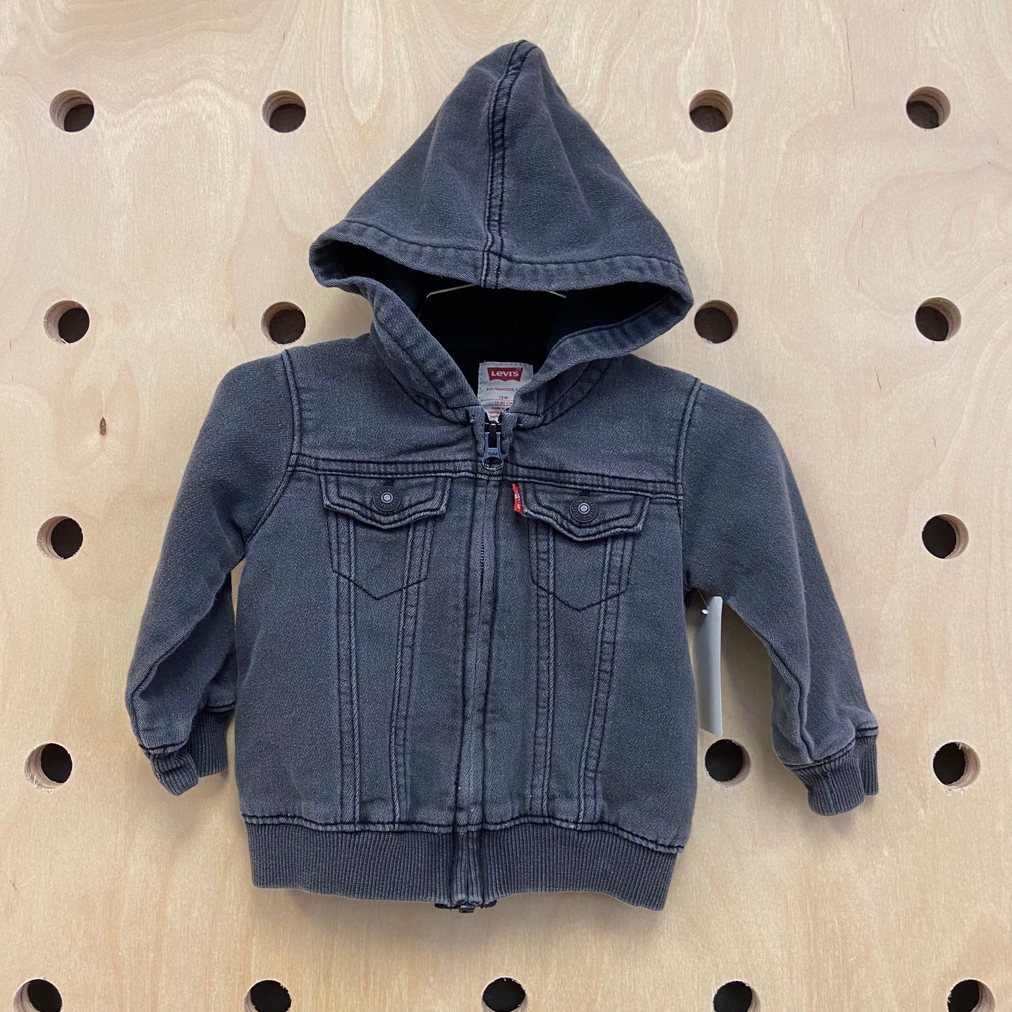 Charcoal Zip Up Hoodie