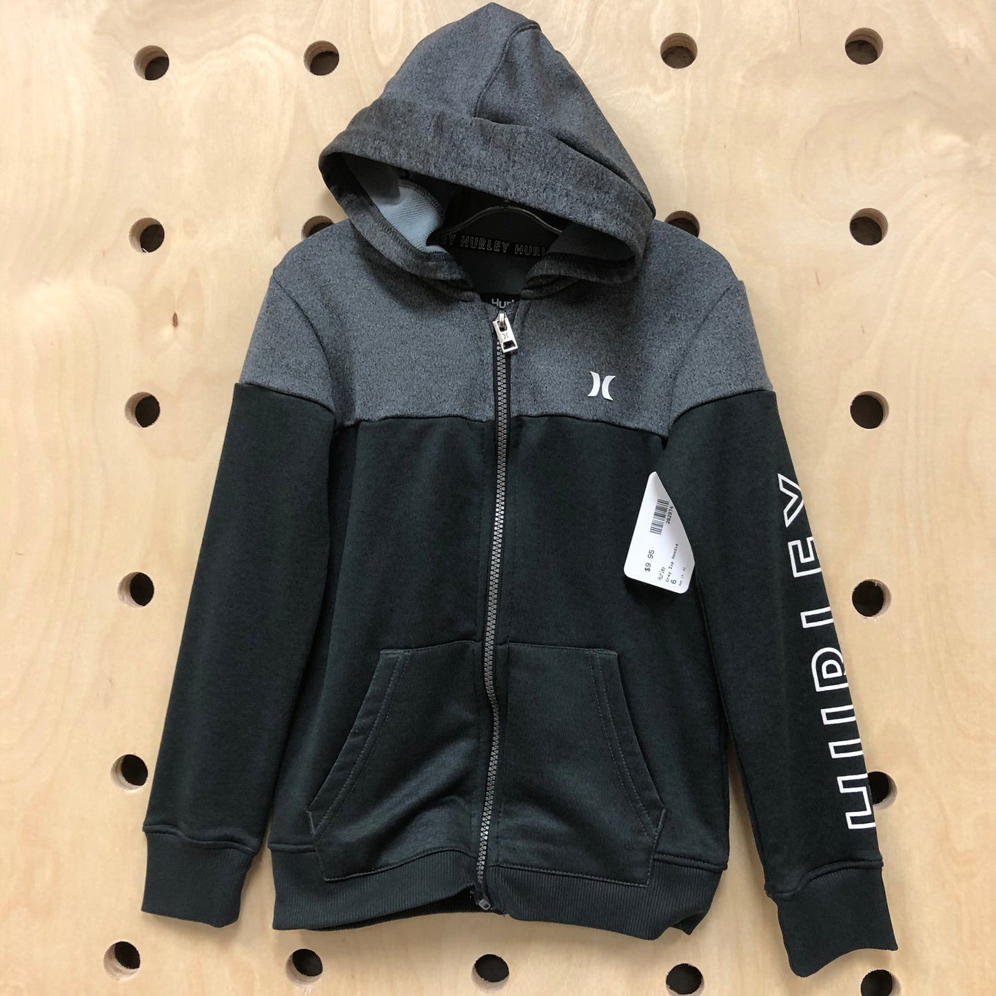 Grey Zip Hoodie