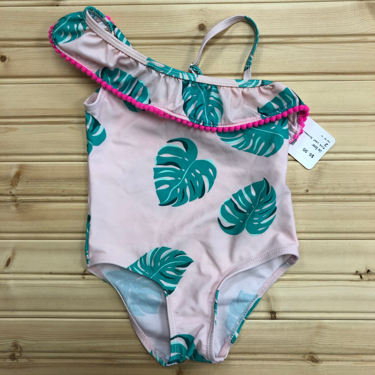 Pink Leaf Swimsuit