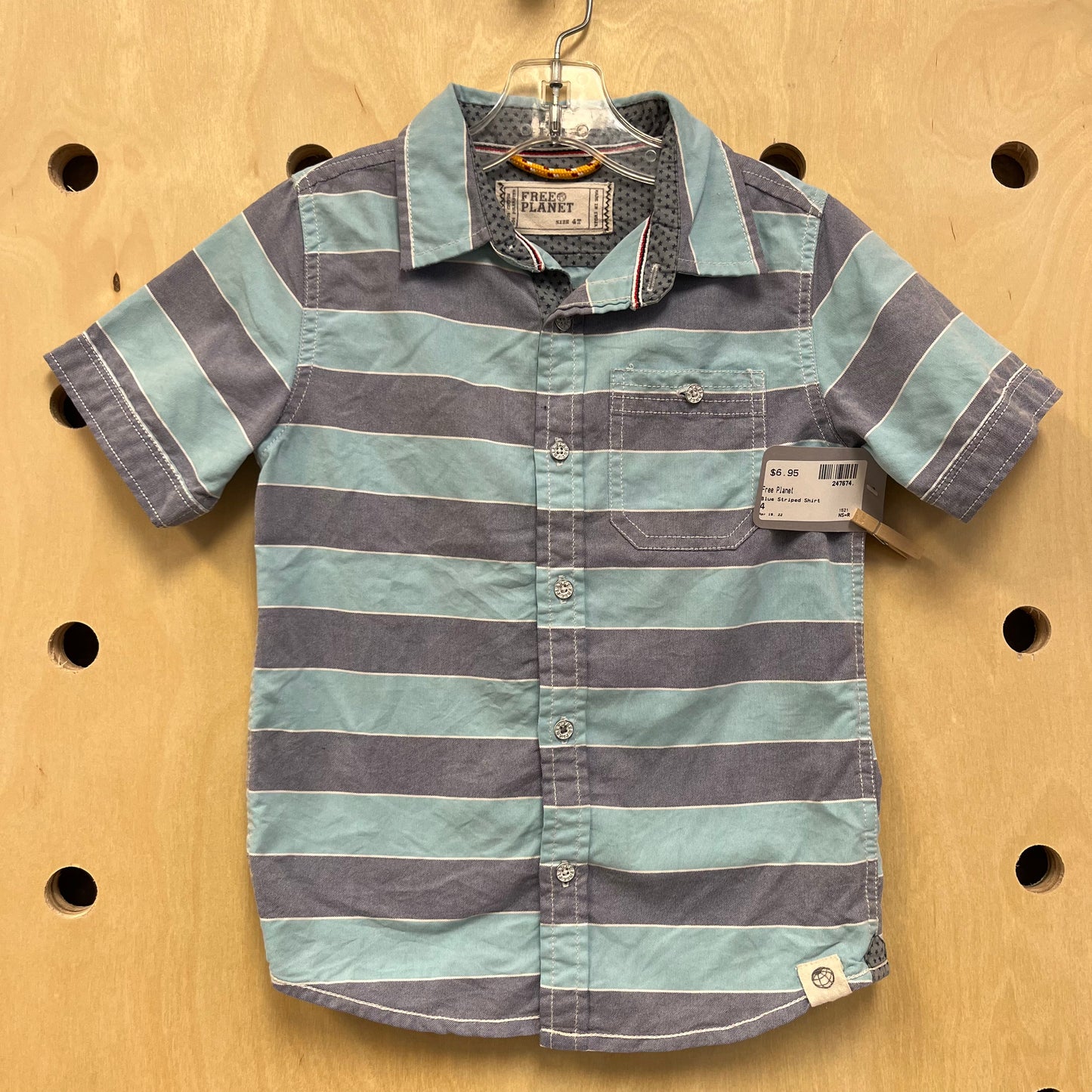 Blue Striped Shirt