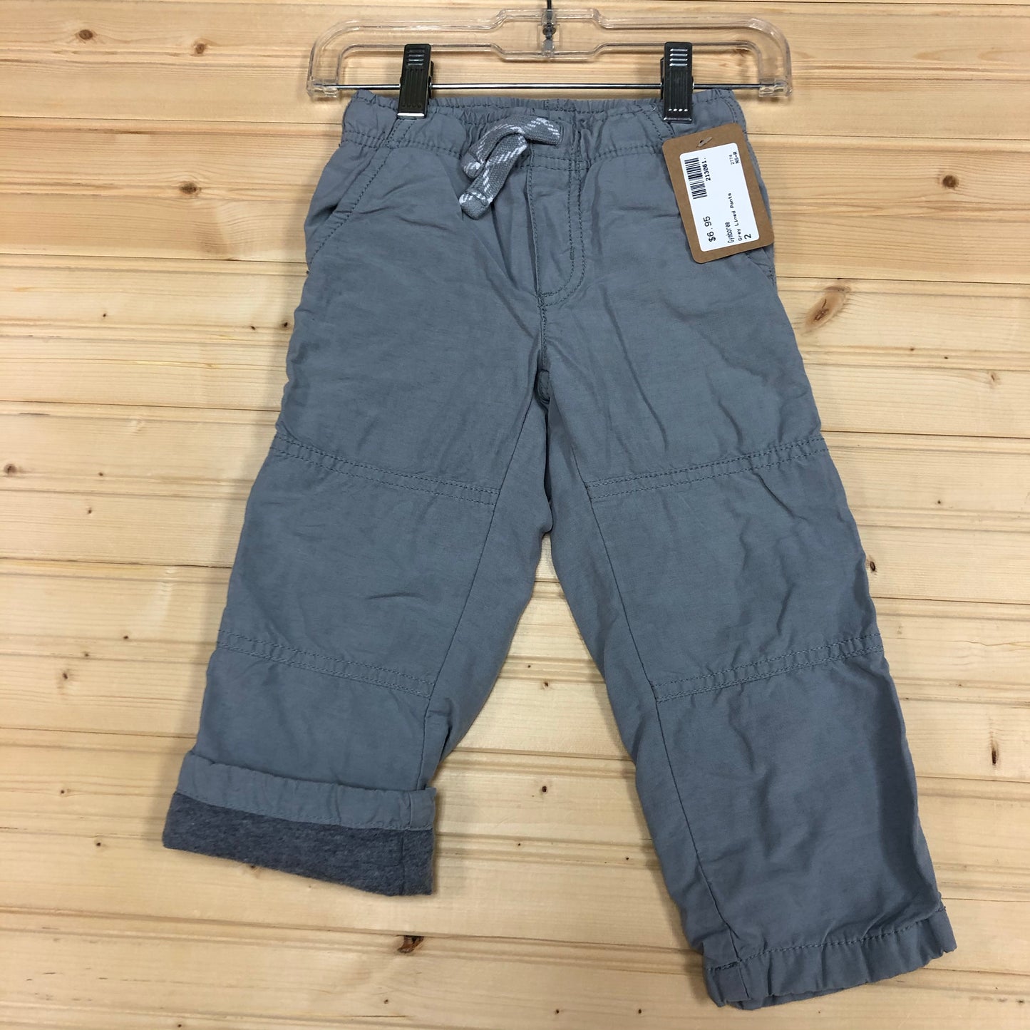 Grey Lined Pants