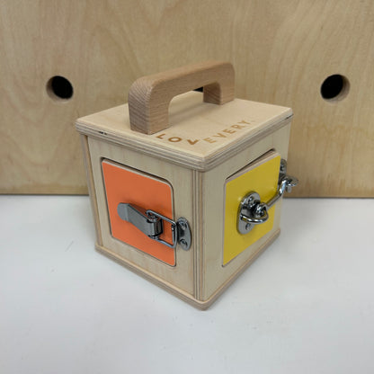 Wooden Lock Box