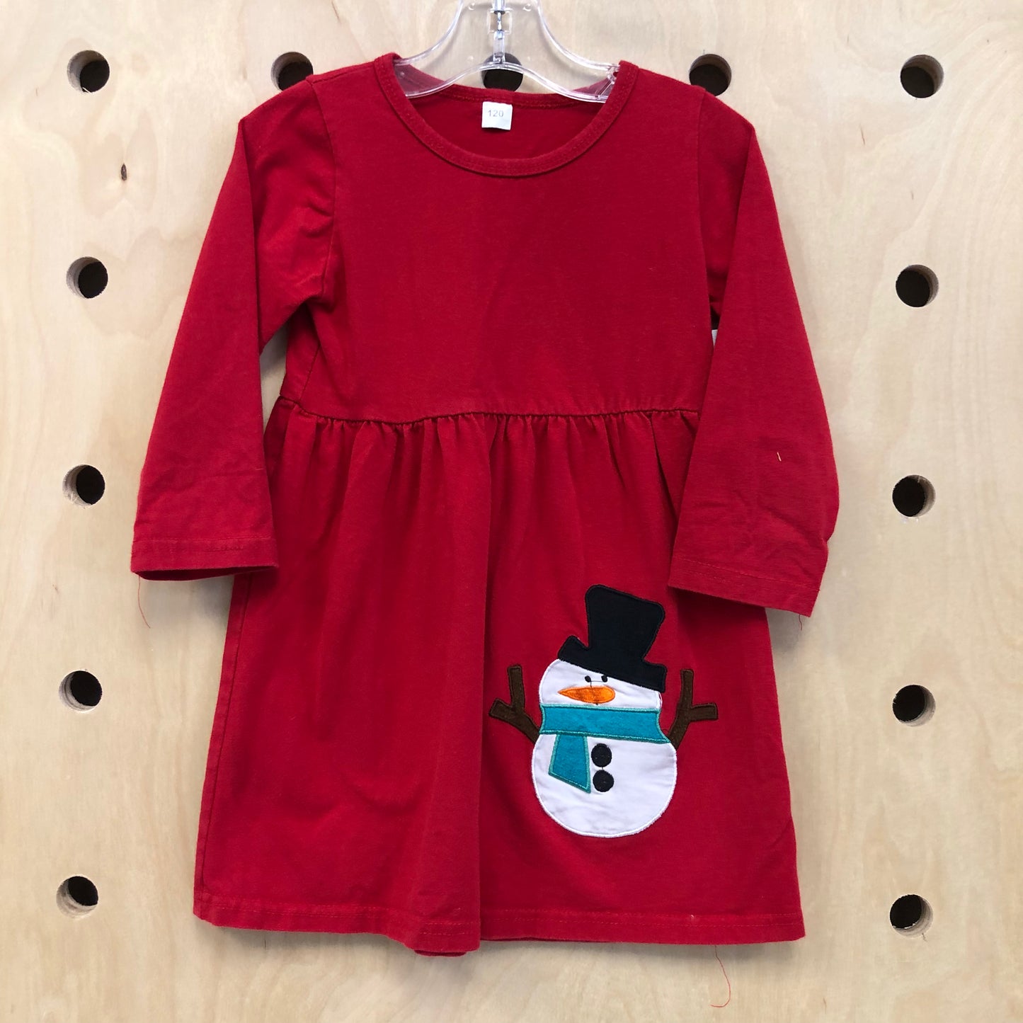 Red Snowman Dress