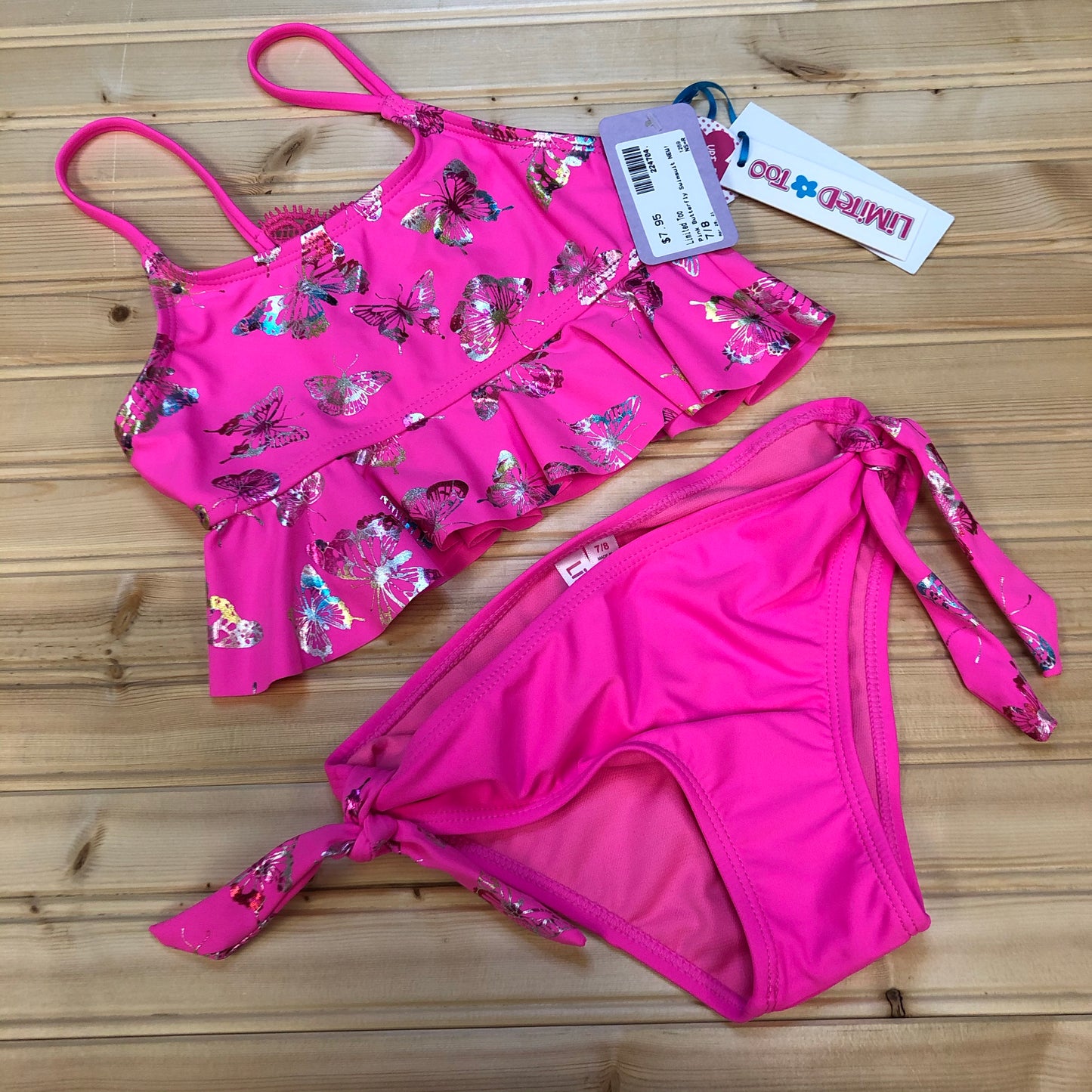 Pink Butterfly Swimsuit NEW!