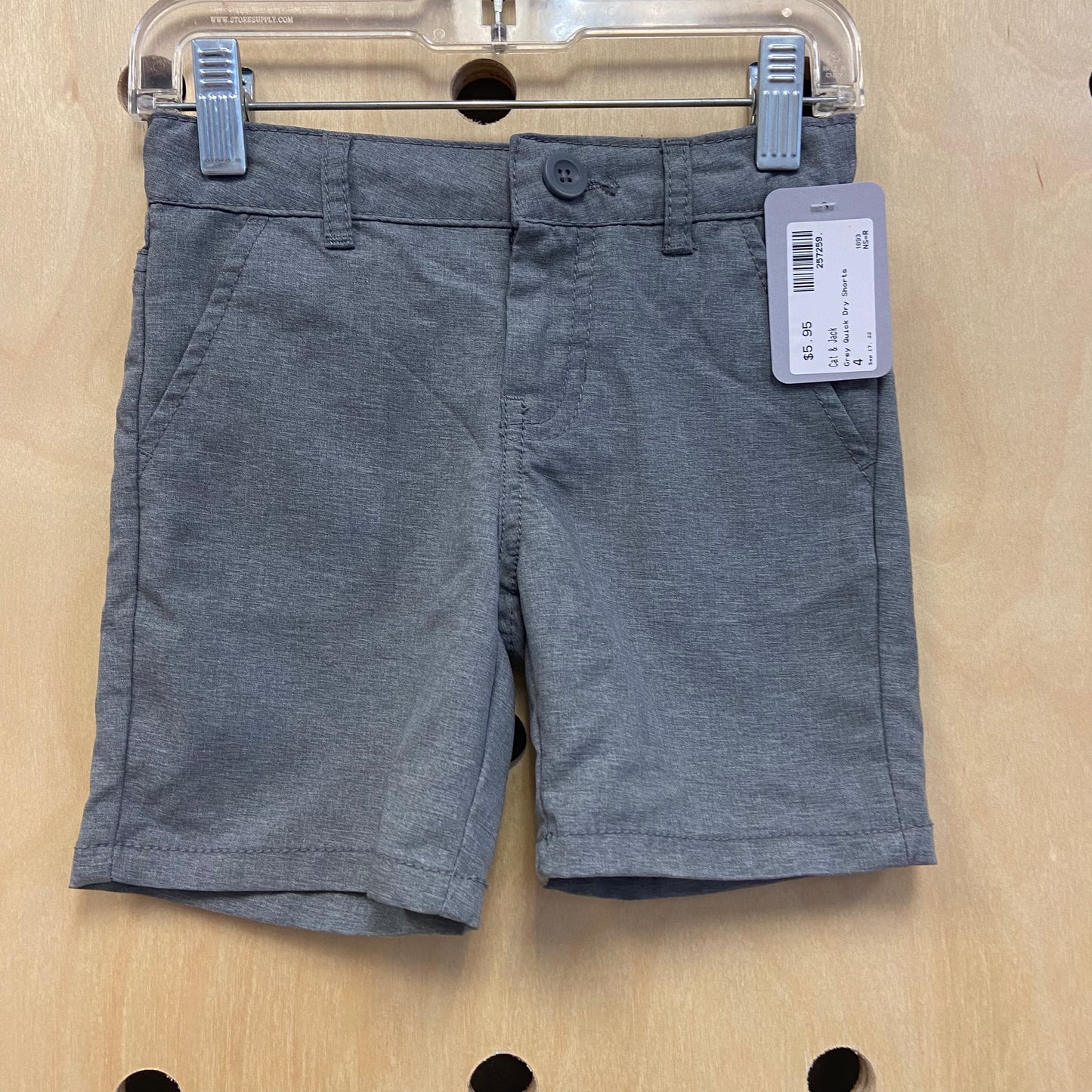 Grey Quick Dry Shorts