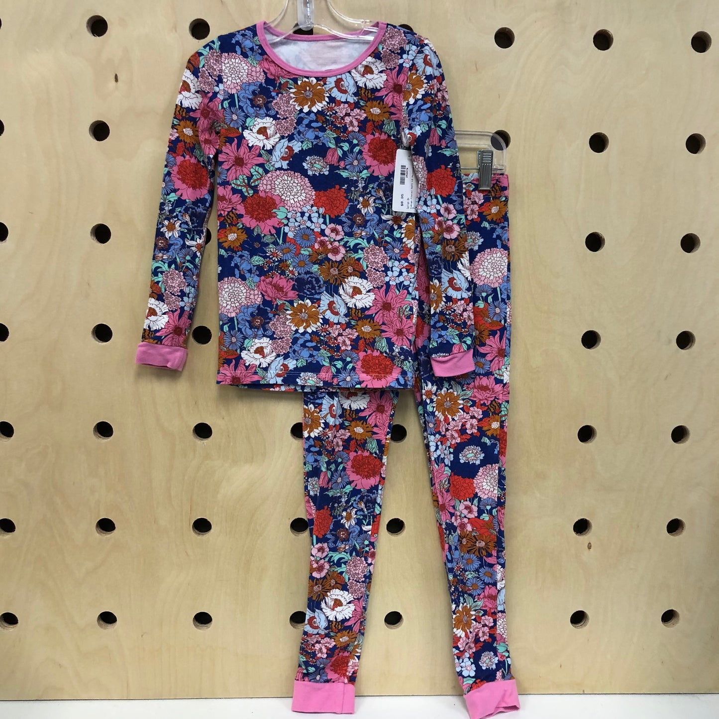 Indigo Floral Soft LS Pajamas