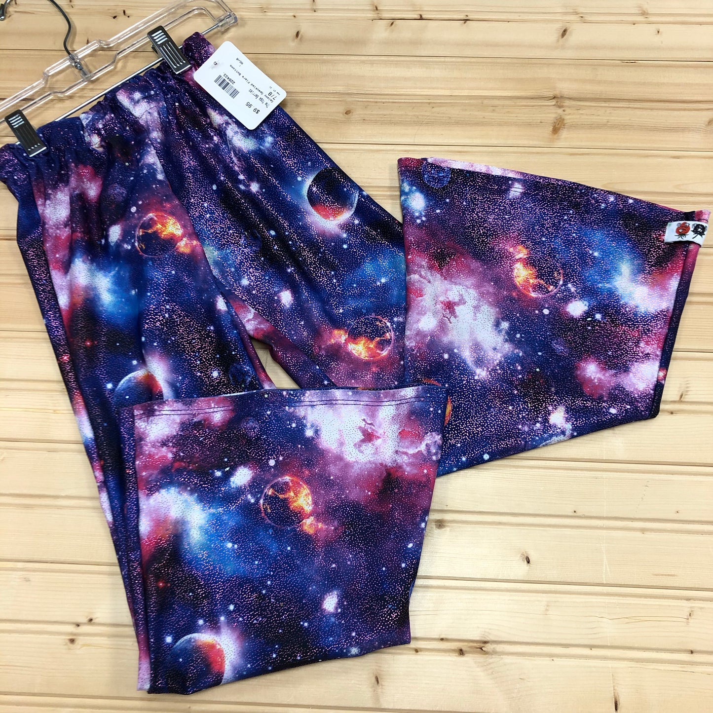 Galaxy Speckled Flare Bottoms