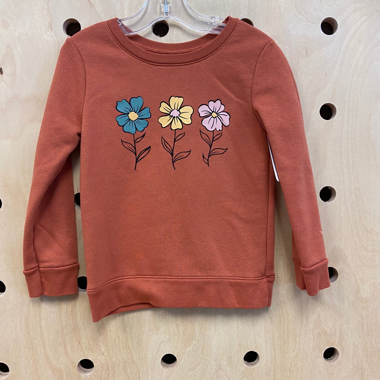 Terracota Floral Pullover