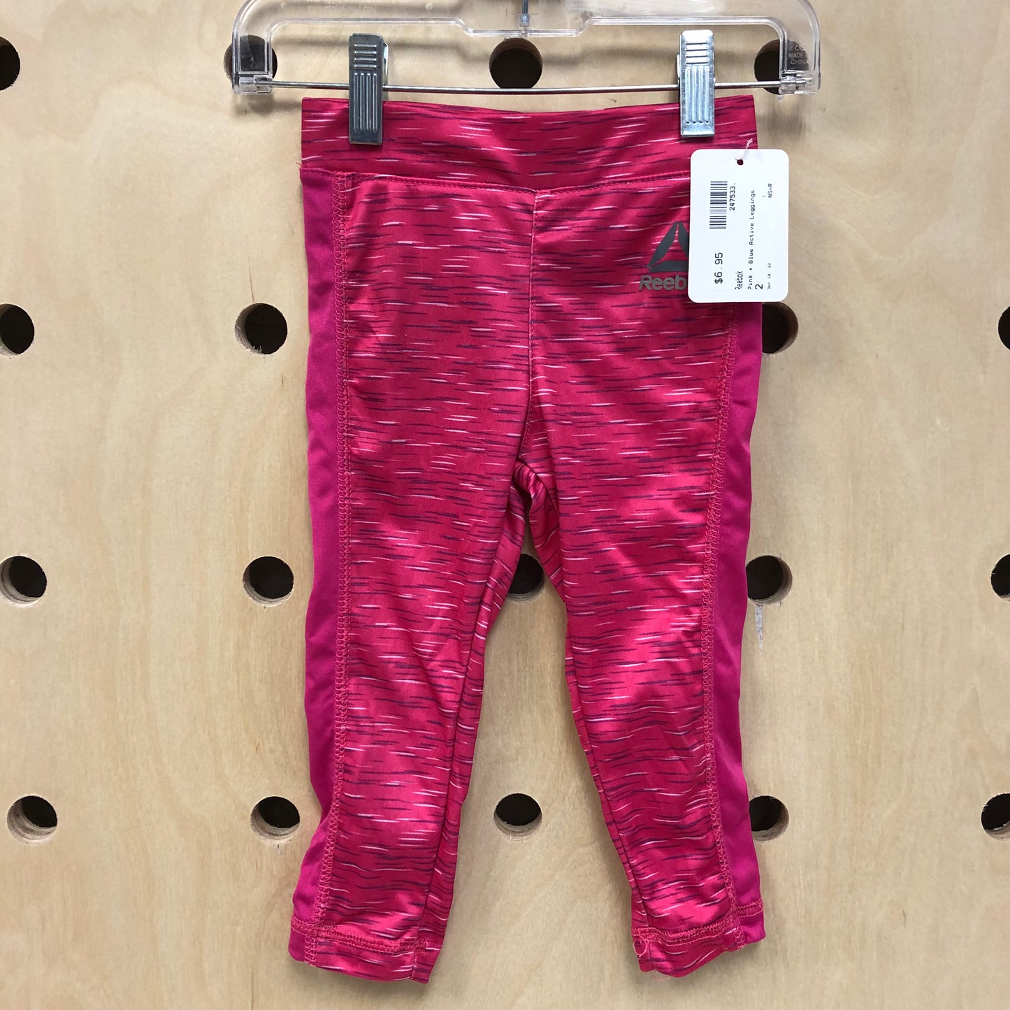 Pink + Blue Active Leggings