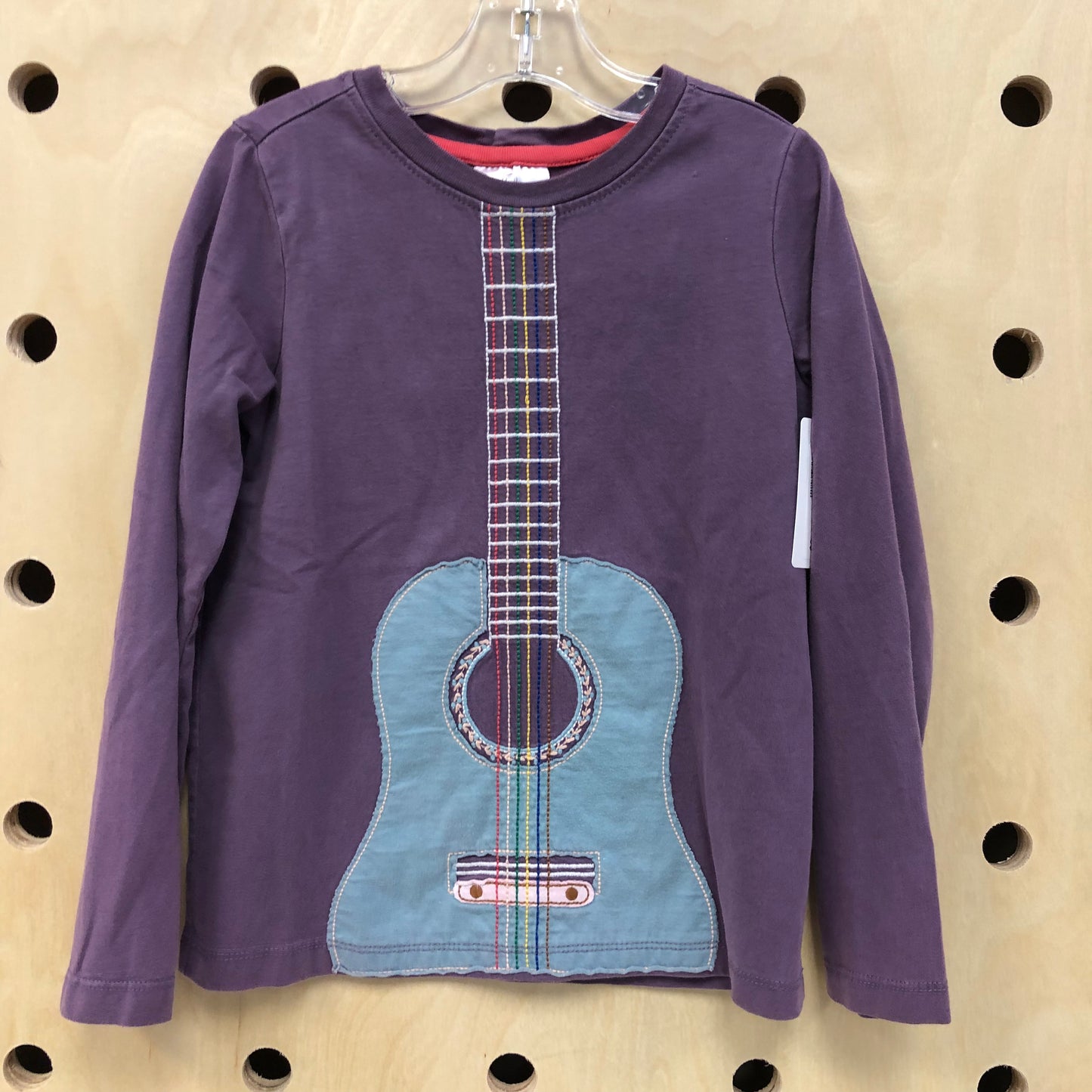 Embroidered Guitar LS Top