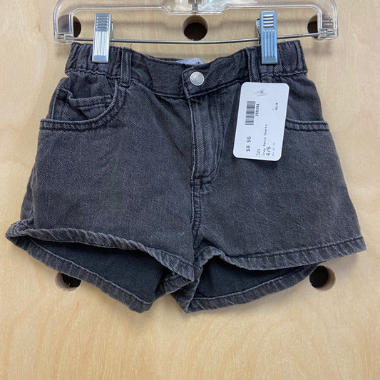 Grey Denim Shorts
