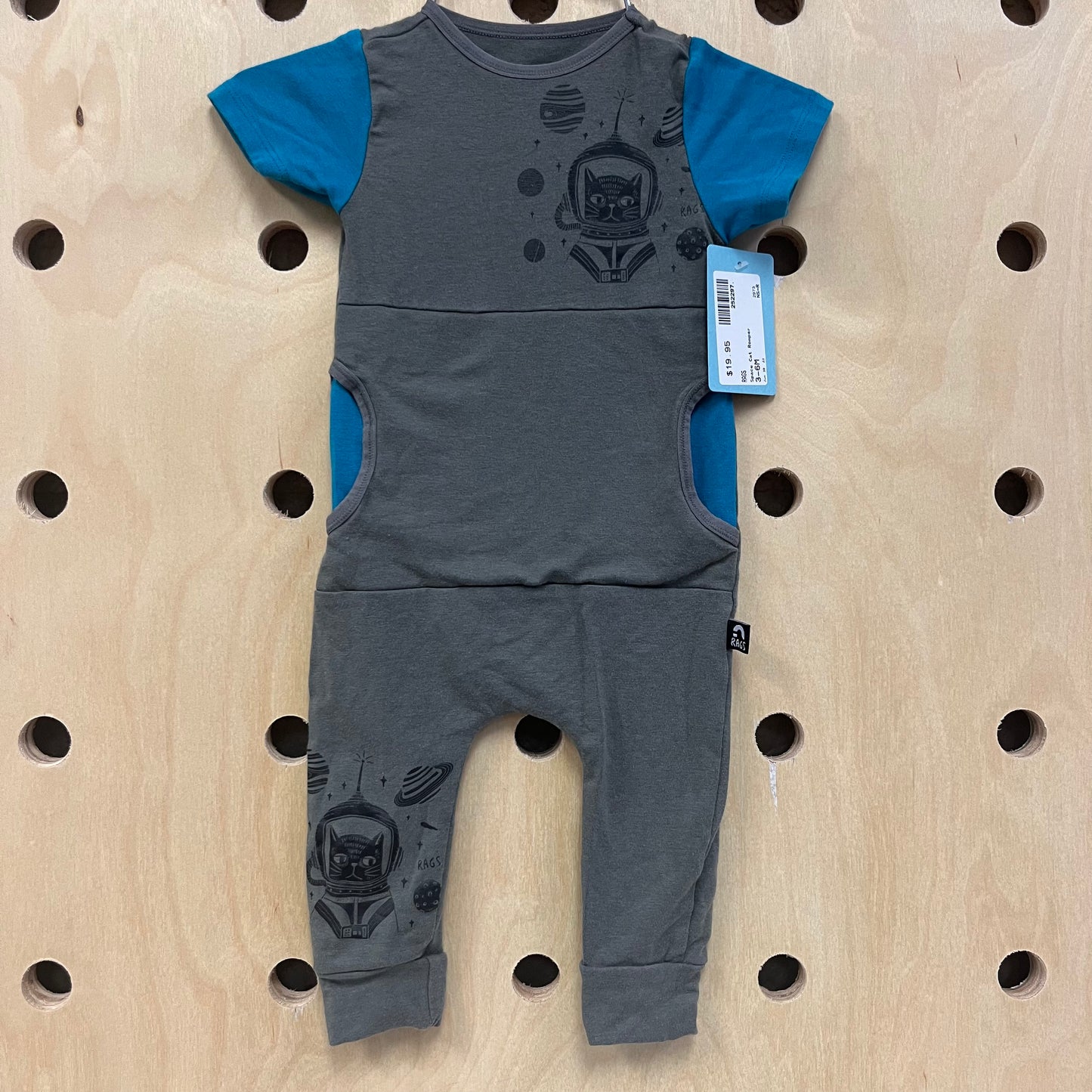 Space Cat Romper
