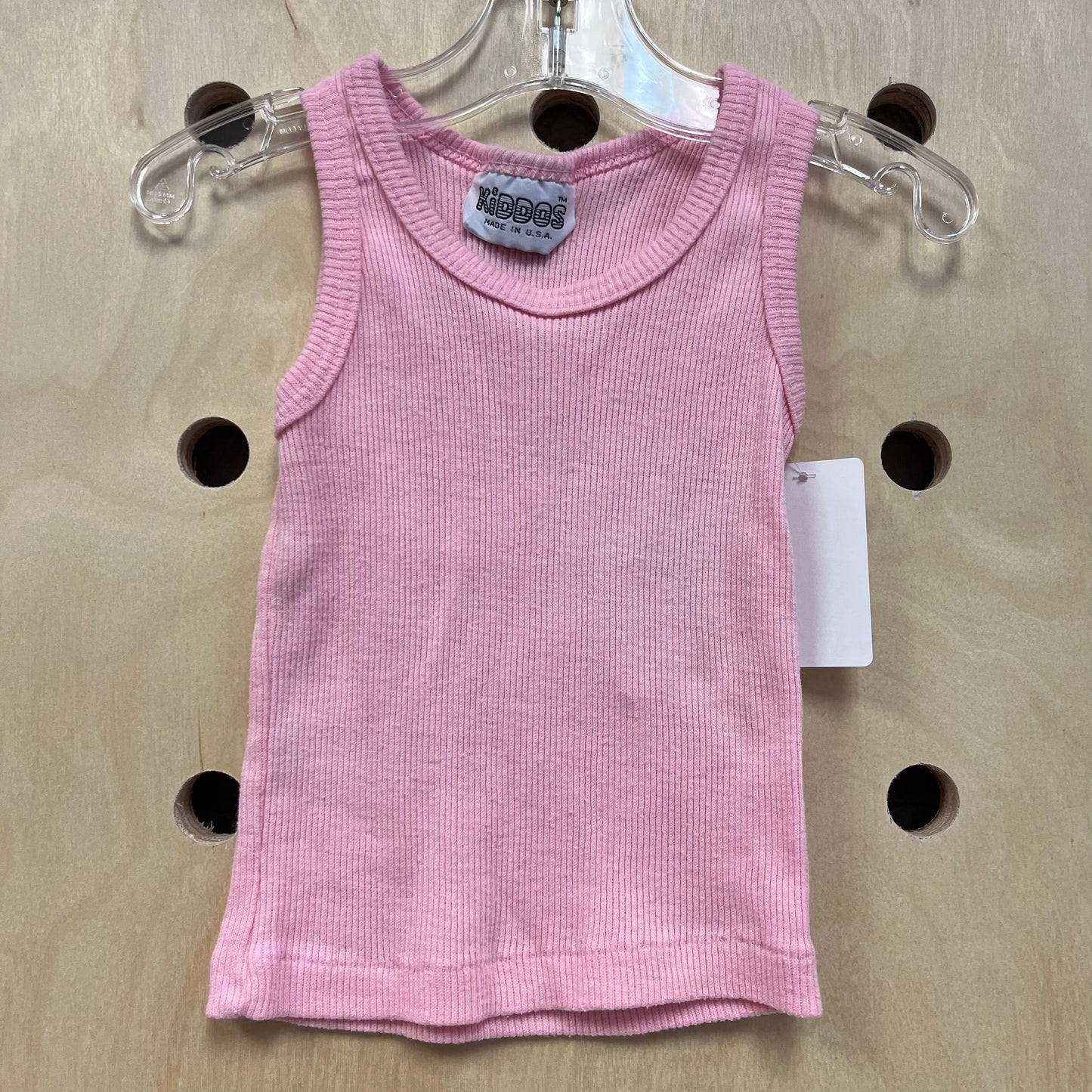 Pink Ribbed Tank