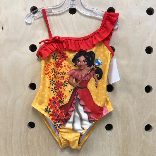 Heroic Heart 1pc Ruffle Swim