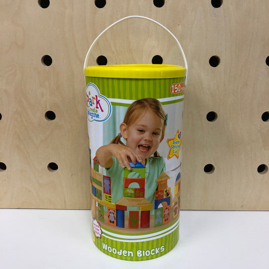 150 pc. Wooden Blocks