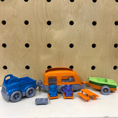 Truck, Trailer + Boat Set