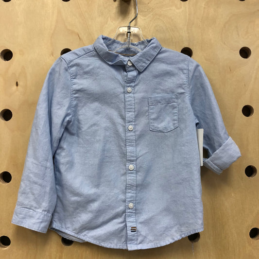 Baby Blue Button Up