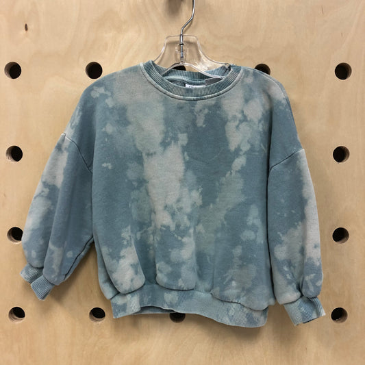 Blue Tie Dye Sweatshirt