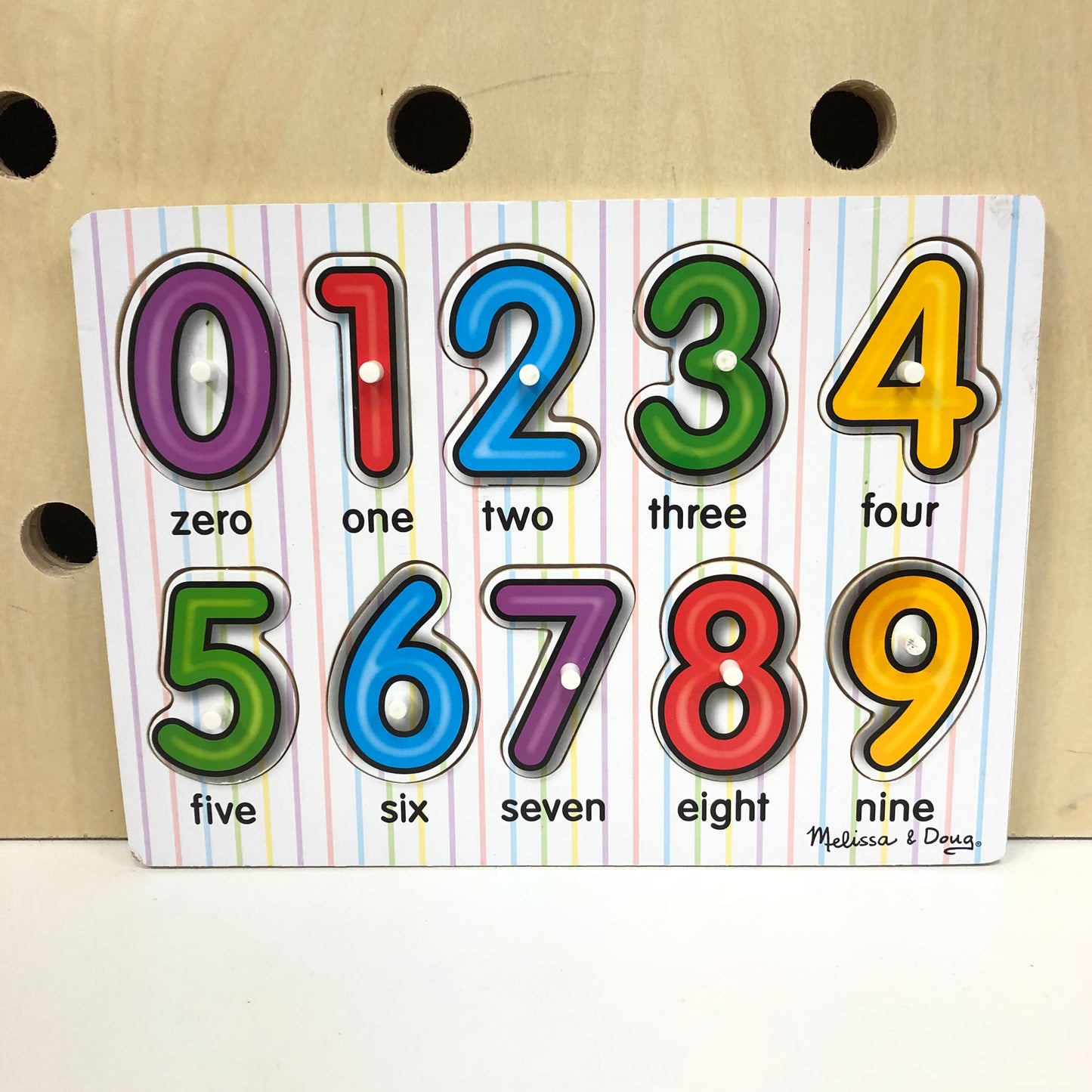 Numbers Peg Puzzle