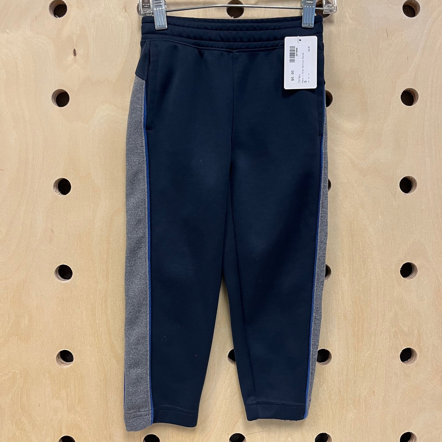 Navy + Grey Active Pants