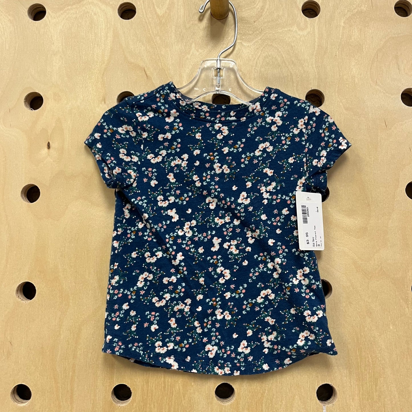 Navy Floral Tee