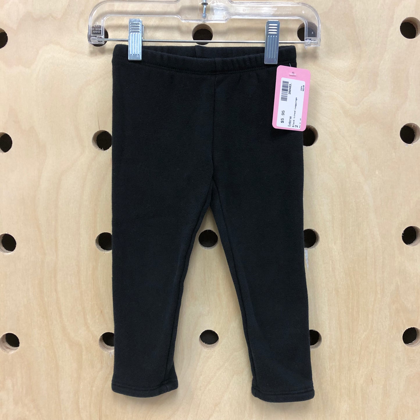 Black Lined Leggings